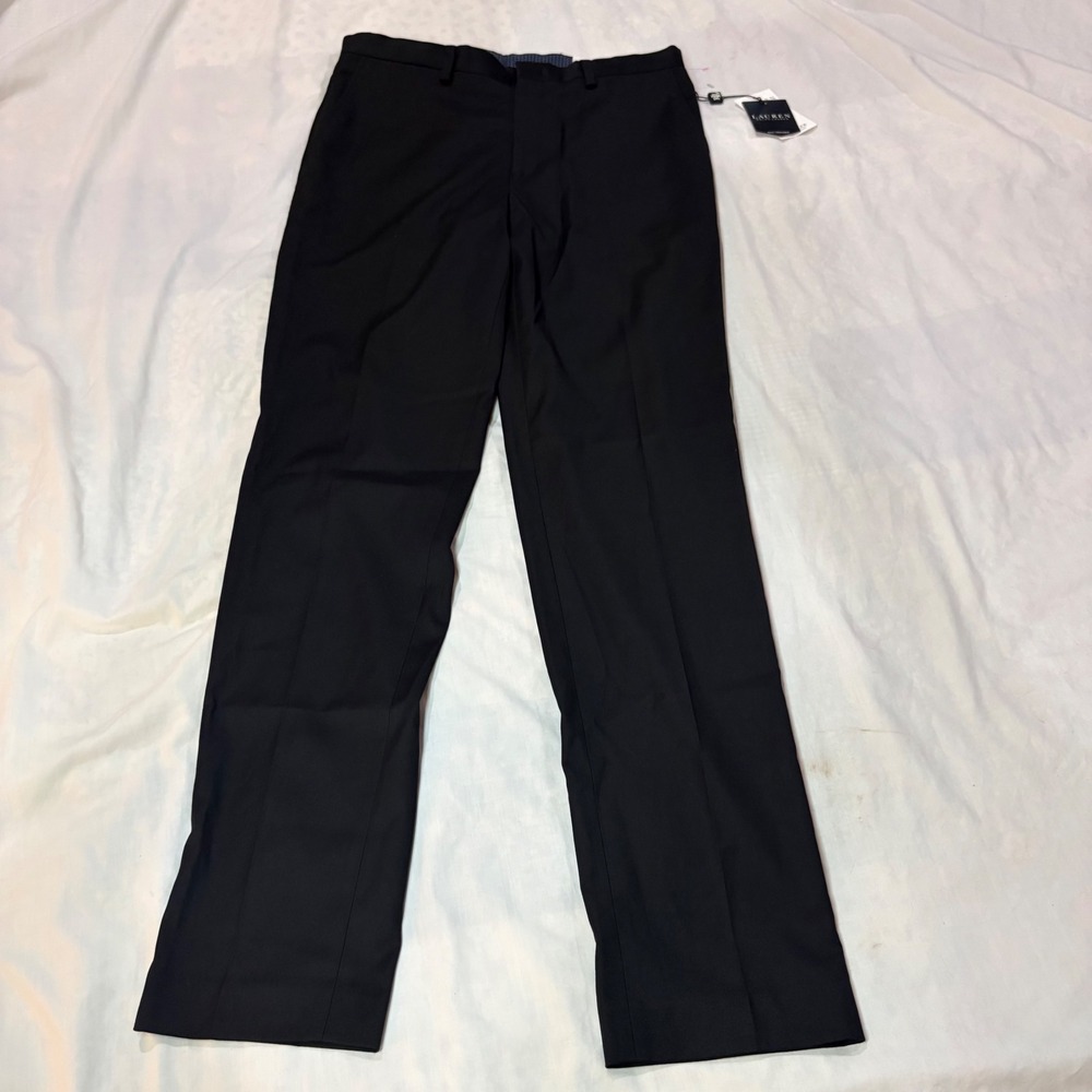 Lauren Ralph Lauren New Ultraflex Black Womans Suit Trousers Pants 20R 30W